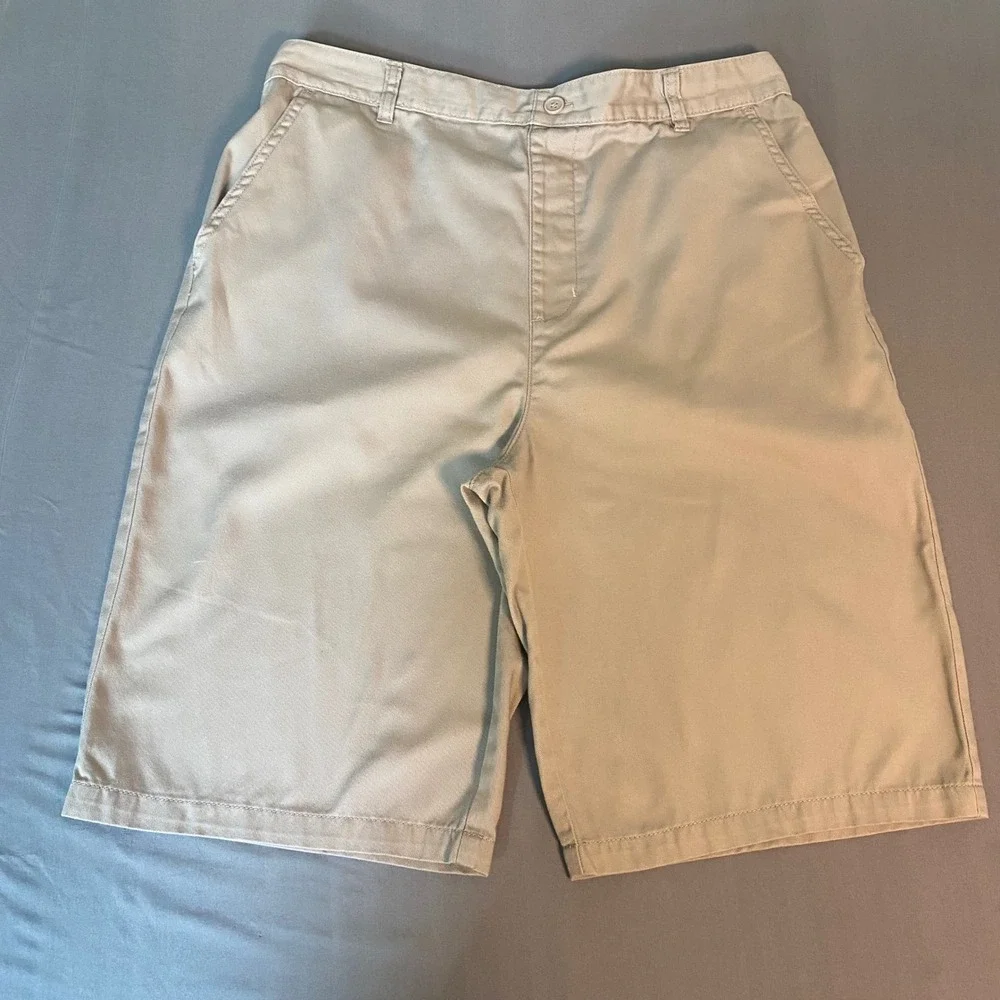 French Toast Boy School Uniform Bundle 4 Khaki Shorts 20H 2 Navy Polos XL 18/20H - Picture 2 of 16